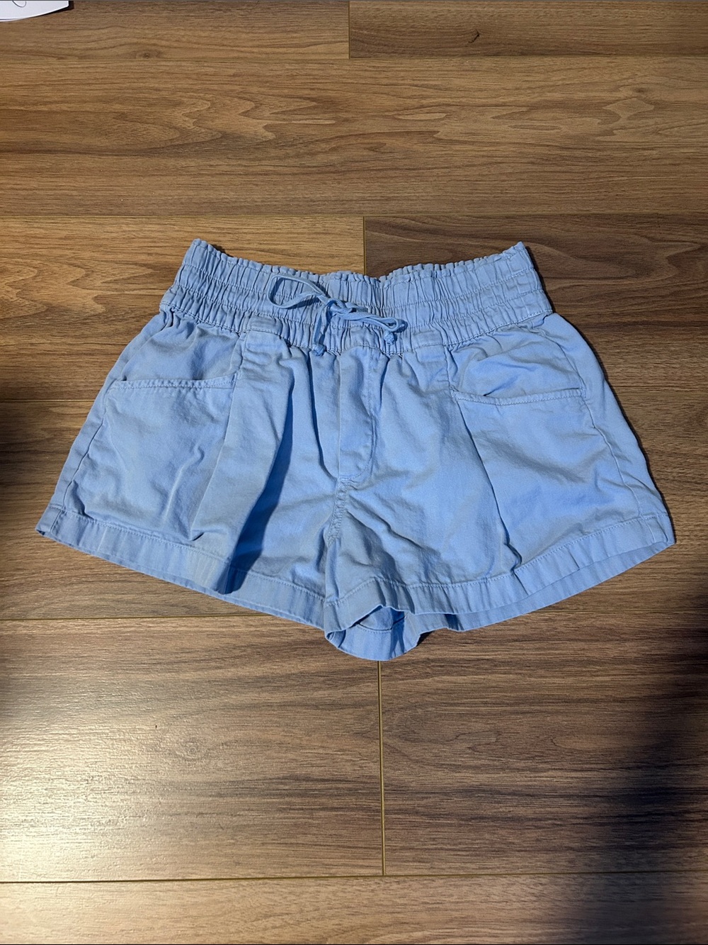 Aerie Smocked Waist Cotton Shorts